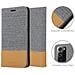 Custodia Compatibile Con Samsung Galaxy Note 20 Plus In Grigio Chiaro Marrone - Coperchio Protettiva Con Chiusura Magnetica, Funzione Stand E Tasca Per Le Carte - Foto miniatura 6