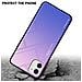 Custodia Compatibile Con Apple Iphone 11 In Rosa - Blu - Coperchio Protettivo Bicolore In Vetro Temperato E Silicone Tpu - Foto miniatura 3
