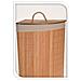 Cestino Portabiancheria In Stile Scandinavo, Bambù, 72 L - Foto miniatura 2
