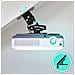 Pb03xb Supporto Universale Per Proiettore 13.6kg Distanza Dal Soffitto 154mm Montaggio Parete / Muro / Soffitto Staffa Videoproiettore Per Casa Ufficio Sale Riunioni - Foto miniatura 2