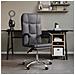 Poltrona da Ufficio Reclinabile Grigia in Similpelle - Foto miniatura 10