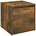 Cassetto Contenitore Rovere Fumo 40,5x40x40cm Legno Multistrato - Foto miniatura 1