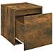 Cassetto Contenitore Rovere Fumo 40,5x40x40cm Legno Multistrato - Foto miniatura 6