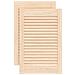 Ante con Design a Lamelle 2 pz 61,5x39,4 cm in Legno di Pino - Foto miniatura 1