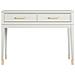 Westerleigh Consolle Con 2 Cassetti In Mdf Bianco - Foto miniatura 2