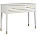 Westerleigh Consolle Con 2 Cassetti In Mdf Bianco - Foto miniatura 3