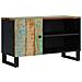 Mobile Tv 80x33x46cm Legno Massello Recupero Legno Multistrato - Foto miniatura 1