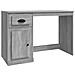Scrivania Cassetto Grigio Sonoma 115x50x75 Cm Legno Multistrato - Foto miniatura 2