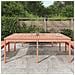 Tavolo Da Giardino 203,5x100x76cm In Legno Massello Di Douglas - Foto miniatura 5