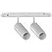 Ego Track Double 24w 3000k 1-10v - L190xh163xp40mm - Bianco - Foto miniatura 1