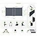 Pack Cancello A Battente Arlberg 350b180 + 2 Pali Alluminio H. 190cm Grigio - Foto miniatura 5