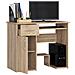 Scrivania per computer JAY, 1 anta e 1 cassetto, 90x50x74 cm, Colore Sonoma Quercia - Foto miniatura 2