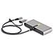 Hub USB-C a 2 porte con Ethernet e RS-232, dongle USB-C a USB-A collegato, 100W PD Pass-through, 2x USB-A 5Gbps, Gigabit Ethernet, RS232 seriale (FTDI) - Foto miniatura 2