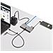 Hub USB-C a 2 porte con Ethernet e RS-232, dongle USB-C a USB-A collegato, 100W PD Pass-through, 2x USB-A 5Gbps, Gigabit Ethernet, RS232 seriale (FTDI) - Foto miniatura 8