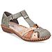 Green Casual Part-open Sandals Sandali Sintetico E Tessile Scarpe Donna Verde Eu 39, M1655-54 - Foto miniatura 1