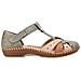 Green Casual Part-open Sandals Sandali Sintetico E Tessile Scarpe Donna Verde Eu 39, M1655-54 - Foto miniatura 2