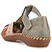 Green Casual Part-open Sandals Sandali Sintetico E Tessile Scarpe Donna Verde Eu 39, M1655-54 - Foto miniatura 3