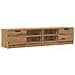 Mobili Porta Tv 2 Pz Rovere Artigianale 80x35x36,5cm Truciolato - Foto miniatura 2