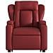Poltrona Alzapersona Reclinabile Rosso Vino in Similpelle - Foto miniatura 9