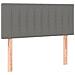 Giroletto a Molle con Materasso Grigio Scuro 80x200 cm Tessuto - Foto miniatura 6