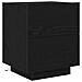 Comodino  con luci LED Nero Rovere 45x40x55 cm - Foto miniatura 1