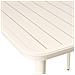 Tavolo Da Pranzo Da Giardino Naturno 80 Cm 80 Cm Metallo Beige Chiaro - Foto miniatura 4