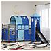 Struttura del letto loft per bambini Nero e Blu 99,5 x 200 cm - Foto miniatura 2