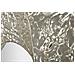 Specchio Da Parete Argelux Ovale Con Cornice Argento Martellato 97,5x137 Cm - Foto miniatura 3