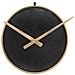 Orologio Da Parete Pearl In Ferro Nero Di Grande Diametro - Foto miniatura 3