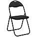 Sedia pieghevole 8 pcs Nero 48 x 43,5 x 81 cm Pelle Sintetica - Foto miniatura 1