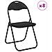 Sedia pieghevole 8 pcs Nero 48 x 43,5 x 81 cm Pelle Sintetica - Foto miniatura 3