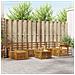 Set divani 8 pcs Naturale Legno di Acacia Massello - Foto miniatura 2