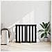 Recinto pieghevole per animali 4 pcs Rovere Nero - Foto miniatura 3