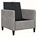 Divano con Storage Grigio Chiaro 72 x 78 x 87 cm Poliestere - Foto miniatura 4