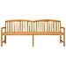 Panchina in legno intagliata a mano Naturale 228 x 60 x 90 cm - Foto miniatura 3