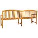 Panchina in legno intagliata a mano Naturale 228 x 60 x 90 cm - Foto miniatura 5