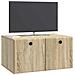 Mobile Porta TV da Muro 59,5 x 41 x 30 cm Rovere Sonoma - Foto miniatura 2