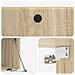 Mobile Porta TV da Muro 59,5 x 41 x 30 cm Rovere Sonoma - Foto miniatura 7