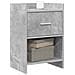 Comodini 2 pcs Grigio Cemento 40 x 30 x 60 cm - Foto miniatura 2