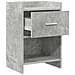 Comodini 2 pcs Grigio Cemento 40 x 30 x 60 cm - Foto miniatura 3