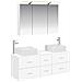 Set di mobili per il bagno 4 pcs Bianco - Foto miniatura 1