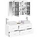 Set di mobili per il bagno 4 pcs Bianco - Foto miniatura 3