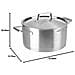 Casseruola Foodie con coperchio, acciaio inox, grigia, 26 cm - Foto miniatura 2