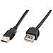 USB extension cable. type A M / F. 3.0m. USB 2.0 sui - Foto miniatura 1
