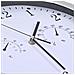 Orologio Da Parete Al Quarzo Igrometro Termometro 30 Cm Bianco - Foto miniatura 2