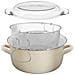 Tegame Profondo Per Friggere 16 X 33 X 27 Cm, 5 L, Colore: Bianco Crema - Foto miniatura 1