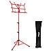 Facile Pieghevole Stand Sheet Music Con Il Sacchetto - Portable Supporto Pieghevole Di Musica In Red - Foto miniatura 1