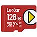 Uhs-i Microsdxc, 128 Gb, Memoria Flash Classe 10, Rosso, A1, V10, U1, 150 Mb / s - Foto miniatura 3