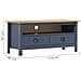 Mobile Porta TV Hill Grigio 110x40x47 cm in Legno di Pino - Foto miniatura 4