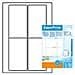Labels white 78,7x139,7 SuperPrint 400 pcs. , Bianco, Labels / pack - 400 pcs. Sheets / pack - 100 pcs, 78, 7 x 139, 7mm, A4 sheets - Foto miniatura 5